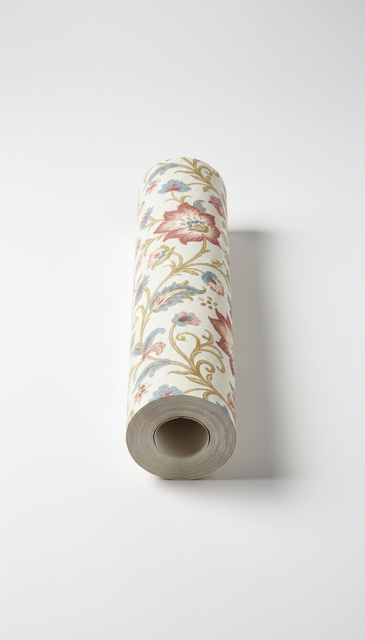 Antique Gold Meadow Wallpaper Roll
