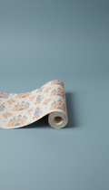 Peach Cream Storybook Wallpaper Roll